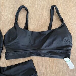 NWT Aerie swimsuit in Black (2 piece)